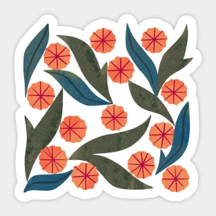 Ruby Floral Sticker